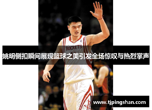 姚明侧扣瞬间展现篮球之美引发全场惊叹与热烈掌声